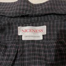 NICENESS MILLER 長袖シャツ M コットン khadi ダッチャブルカラーシャツ ナイスネス_画像4