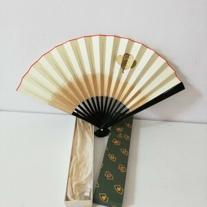 京扇子 梅后流家元 櫻川梅后 金粉梅紋 扇子 32cm 未使用品 [日本舞踊 梅后流 江戸芸 かっぽれ 伝統芸能]