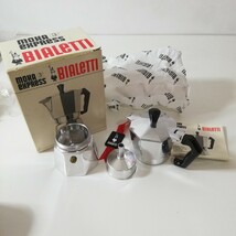 BIALETTI ビアレッティ エスプレッソ コーヒーメーカー モカエキスプレス 直火式 3カップ用 未使用品 デッドストック 現状品_画像3