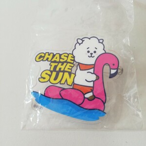 BT21 一番くじ J 賞 RJ アクリルクリップ バッジ 未開封品 [BTS 防弾少年団 ファミマ CHASE THE SUN グッズ]