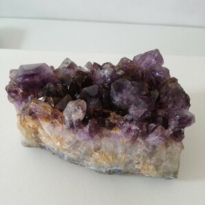アメジスト クラスター 置物 原石 紫水晶 12.5cm×7.6cm×高さ6cm 874ｇ [ 天然石 鉱物 パワーストーン ]の画像2