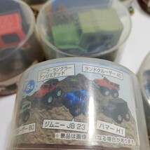 アサヒ ワンダ コーヒー 4×4 MAGAZINE 監修 ワイルドラリー 四輪駆動 プルバックカー ミニカー 11点セット ハマー ジムニー ウィリス_画像6