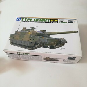 AOSHIMA アオシマ 1/48 リモコン AFVシリーズ No.14 陸上自衛隊 10式戦車 プラモデル 未組立品 現状品 戦車 