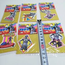 希少 当時物 ポピー 宇宙刑事ギャバン マグネート アクションカード 6種6枚セット 未開封品 [東映 特撮 サイバリアン グッズ ドルギラン] _画像9