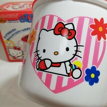 1996年 サンリオ HELLO KITTY ハローキティ かんたん・おいしい アイスクリームメーカー 手回し式 どんびえ HS-161L MADE IN JAPAN_画像2