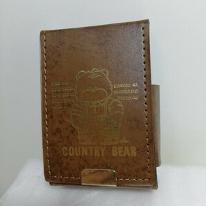 1980s～1990s COUNTRY BEAR カントリーベア ファンシーレトロ レザー タバコケース 未使用品 [昭和 ビンテージ たばこ ホルダー ポーチ]の画像3