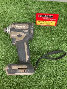 【ジャンク品】【0921】★マキタ(Makita) 充電式インパクトドライバ(ブラウン) 18V バッテリ・充電器・ケース別売 TD171DZAB　IT9NK1TU1DMS