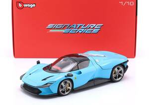 1:18 Bburago Signature フェラーリ デイトナ SP3 Daytona ブルー 2021 Ferrari