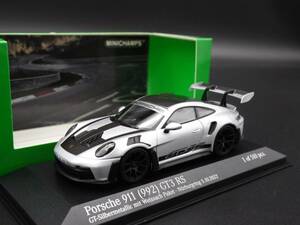1:43 Minichamps ポルシェ 911 (992) GT3 RS Weissach Package ニュルブルクリンク Nurburgring Porsche