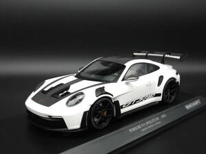 1:18 Minichamps ポルシェ 911 (992) GT3 RS Weissach Package ホワイト 2023