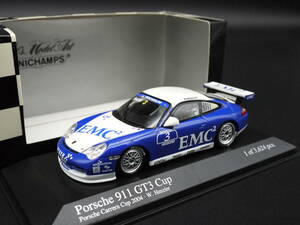 1:43 Minichamps ポルシェ 911 (996) GT3 カレラ Cup 2004 EMC Racing W.Henzier #3 Porsche 