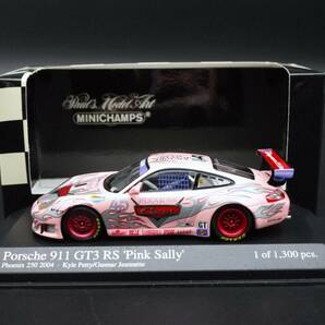 1:43 Minichamps ポルシェ 911 (996) GT3 RS フェニックス 2004 Pink Sally ディズニー #45 Disney Porscheの画像2