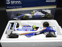 1:12 Minichamps ウィリアムズ FW16 パシフィックGP 1994 ロスマンズ仕様 A.セナ #2 メゾネットウイング TI英田 Senna Williams 限定BOX_画像7