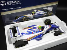 1:12 Minichamps ウィリアムズ FW16 パシフィックGP 1994 ロスマンズ仕様 A.セナ #2 メゾネットウイング TI英田 Senna Williams 限定BOX_画像9