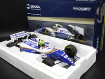 1:12 Minichamps ウィリアムズ FW16 パシフィックGP 1994 ロスマンズ仕様 A.セナ #2 メゾネットウイング TI英田 Senna Williams 限定BOX_画像6