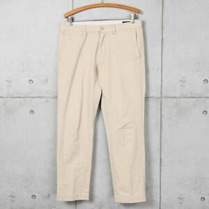 Poloラルフローレン◆SLIM FIT プレーンフロント チノパン◆ベージュ◆W32