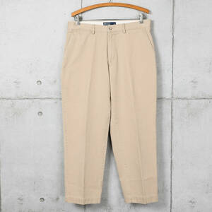 Poloラルフローレン◆CLASSIC CHINO プレーンフロント チノパン◆ベージュ◆W33