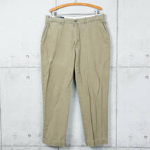 Poloラルフローレン◆PROSPECT PANT プレーンフロント チノパン◆オリーブ系◆W36_画像1