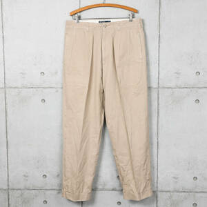 Poloラルフローレン◆HAMMOND PANT 2タック チノパン◆ベージュ◆W35