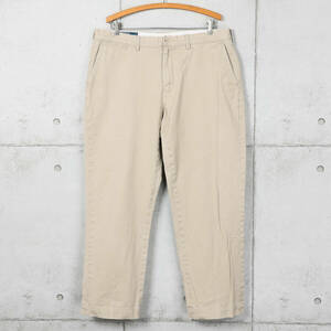 Poloラルフローレン◆PRESTON PANT プレーンフロント チノパン◆ベージュ◆W38