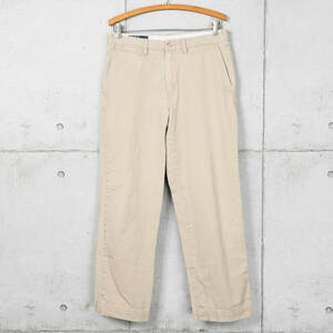 Poloラルフローレン◆PRESTON PANT プレーンフロント チノパン◆ベージュ◆W32