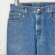 Levi'sリーバイス◆アメリカ製 560 ルーズフィットジーンズ◆ブルー◆W33_画像3