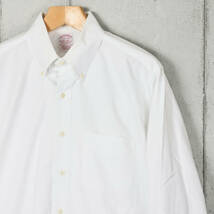 Brooks Brothers◆USA製 オックスフォード素材 B.Dシャツ◆ホワイト◆サイズ 16.5-36_画像3
