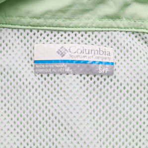 Columbiaコロンビア◆PFG ナイロン フィッシングシャツ◆グリーン◆サイズSの画像6