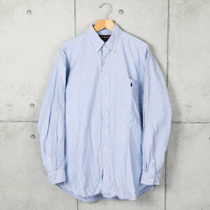 Poloラルフローレン◆BIG SHIRT オックスフォード ボタンダウンシャツ◆ライトブルー◆サイズL