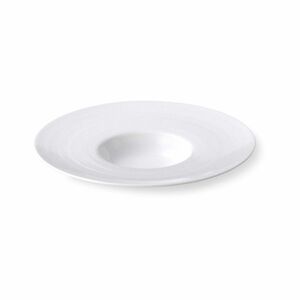 【よっしー様】カネスズ セラミックス パスタ皿 白 ワイドリム 24cm平型スープ皿4枚