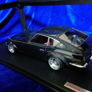 1/18 Ignition model イグニッションモデル NISSAN FAIRLADY Z S30 BLACK 日産 フェアレディZ DATSUN IG0689の画像4