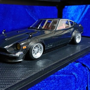 1/18 Ignition model イグニッションモデル NISSAN FAIRLADY Z S30 BLACK 日産 フェアレディZ DATSUN IG0689の画像3