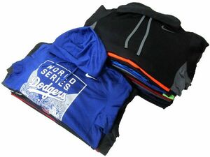 1円～売切★NIKE/ナイキ ジャージ素材 パーカー 大量 24枚セット★古着卸 サイズMIX スポーツ フーディー オススメ まとめ売り No.OB-7