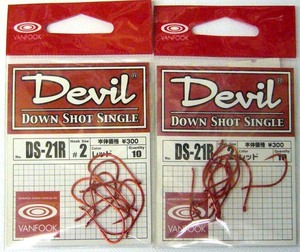 Van Hook Devil DS-21R Red Size2 2 штуки 8