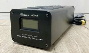 ◇オーディオ機器◆Weiduka audio AC8.8 Hi-Fi&AV POWER FILTER PRPTECTION オーディオ用 電源タップ 通電確認済