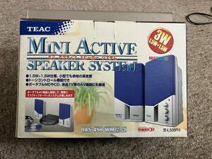 ★新品.未使用★TEAC◆ミニアクティブ.スピーカー◆アンプ内蔵※OAS-450