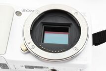 【実用光学美品】Sony ソニー nex-3 白 ミラーレス一眼 / E 16mm F2.8 / E 18-55mm F3.5-5.6 OSS ダブルレンズキット #431_画像10