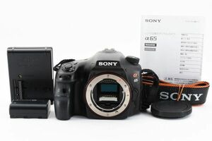 【実用光学美品】Sony ソニー α65 SLT-A65V ボディ デジタル一眼カメラ #442-3