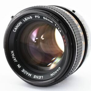 【実用品】Canon キャノン FD 50mm F1.4 S.S.C. MFレンズ #444-2の画像2