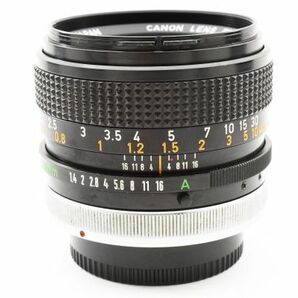 【実用品】Canon キャノン FD 50mm 1.4 S.S.C. MFレンズ #335-2の画像8