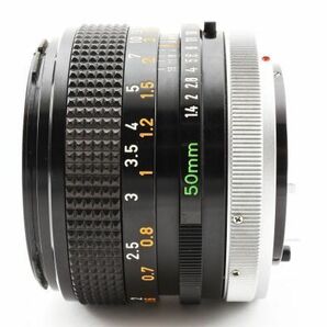 【実用品】Canon キャノン FD 50mm 1.4 S.S.C. MFレンズ #335-2の画像6