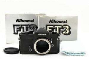 【実用光学美品 希少品】Nikon ニコン Nikomat FT3 ボディ フィルム一眼カメラ #498-1