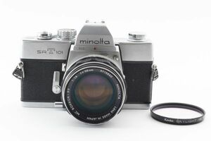 【ジャンク~実用品】Minolta ミノルタ SRT101 フィルム一眼カメラ / ROKKOR-PF 1.4 58mm #545-1