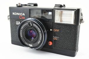 【実用光学美品】Konica コニカ C35 EF コンパクトフィルムカメラ #553