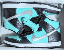 DIAMOND SUPPLY NIKE DUNK HIGH SB Tiffany ダイヤモンド サプライ ナイキ ダンク ティファニー 653599-400 サイズ28.0cm US:10.0 美中古品_画像8