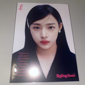 NewJeans ミンジ rolling stone プリントフォト