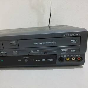 57397★DXアンテナ/DXR160V/VHS/ビデオ一体型DVDレコーダー/2012年製 通電品 ジャンクの画像4
