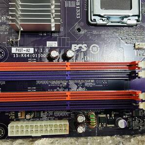 ECS P45T-A (1.0) Intel P45+ICH10R チップセット LGA775用 ATXマザーボードの画像1
