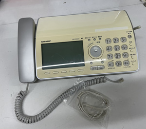 電話機 UX-D72 シャープ(SHARP) FAX UX-D72CL＆UX-D72CWの親機【即決可能】【動作品】