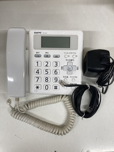 SANYO digital cordless answer phone machine Misty white TEL-DJ2(W)